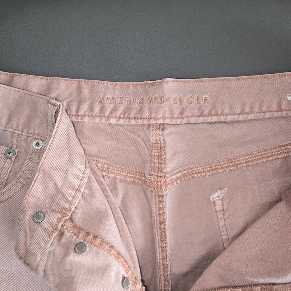 American Eagle button fly capri size 20 Blush